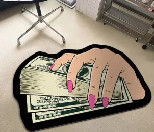 USD Paper Note Special-shaped Home Ground Mat