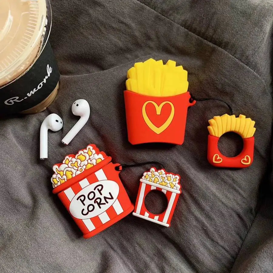 Fries And Popcorn AirPod Cases